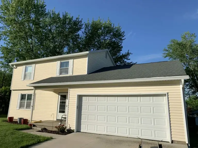 K-Guards clog free gutter system on a home